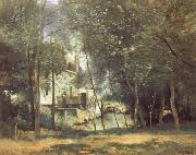 Corot Camille The Mill at Saint-Nicolas-les-Arras Sweden oil painting artist